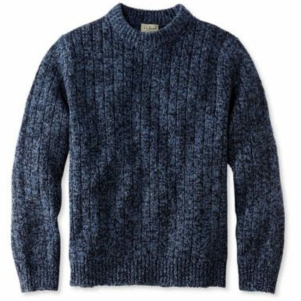 L.L. Bean | Classic Raggwool Rib Crew Sweater